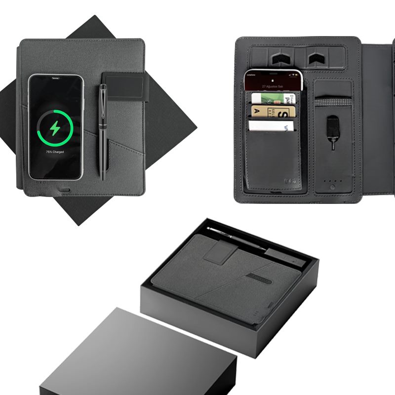 1071 PREMIUM Termo Deri Organizer Powerbank