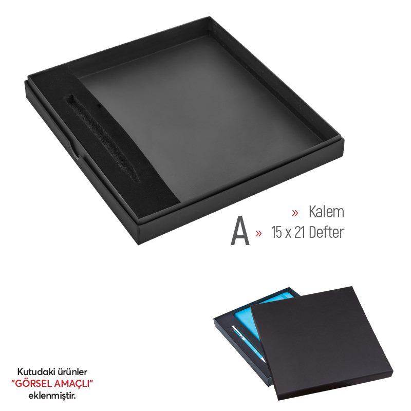 KT-941 203 x 223 x 25 mm Hediye Set Kutusu